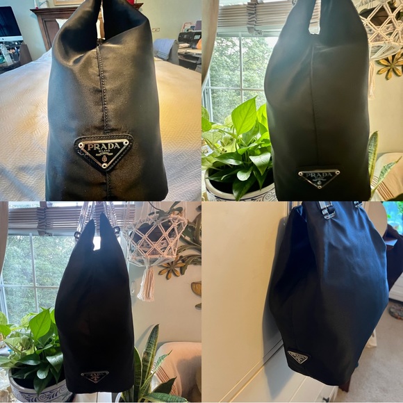 Authentic Prada reversible|Canvas|Nylon tote bag. - Picture 11 of 12